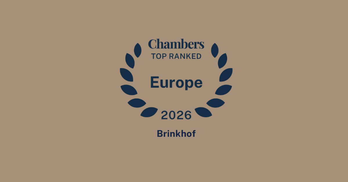 Brinkhof once again recognized as a top firm in Chambers Europe 2026